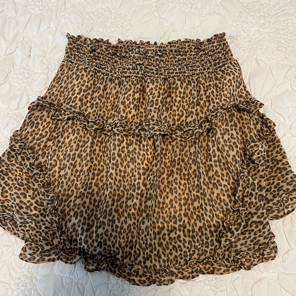 Urban Outfitters Leopard Print Skirt